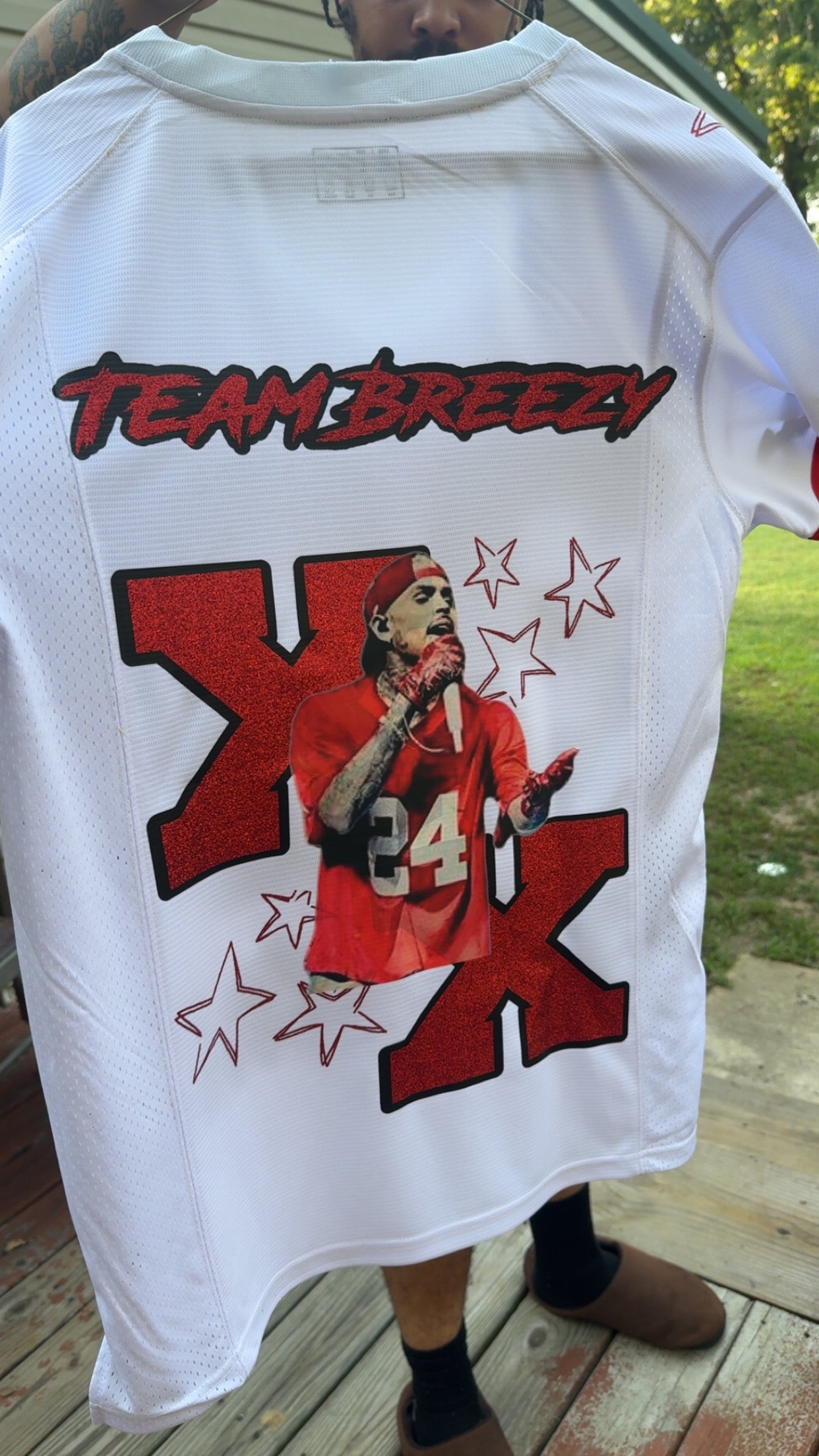 R&B Tour Inspired Jersey Tee, Hip Hop Concert Shirt, Urban Streetwear Graphic Tee, Custom Photo Jersey Shirt Unisex