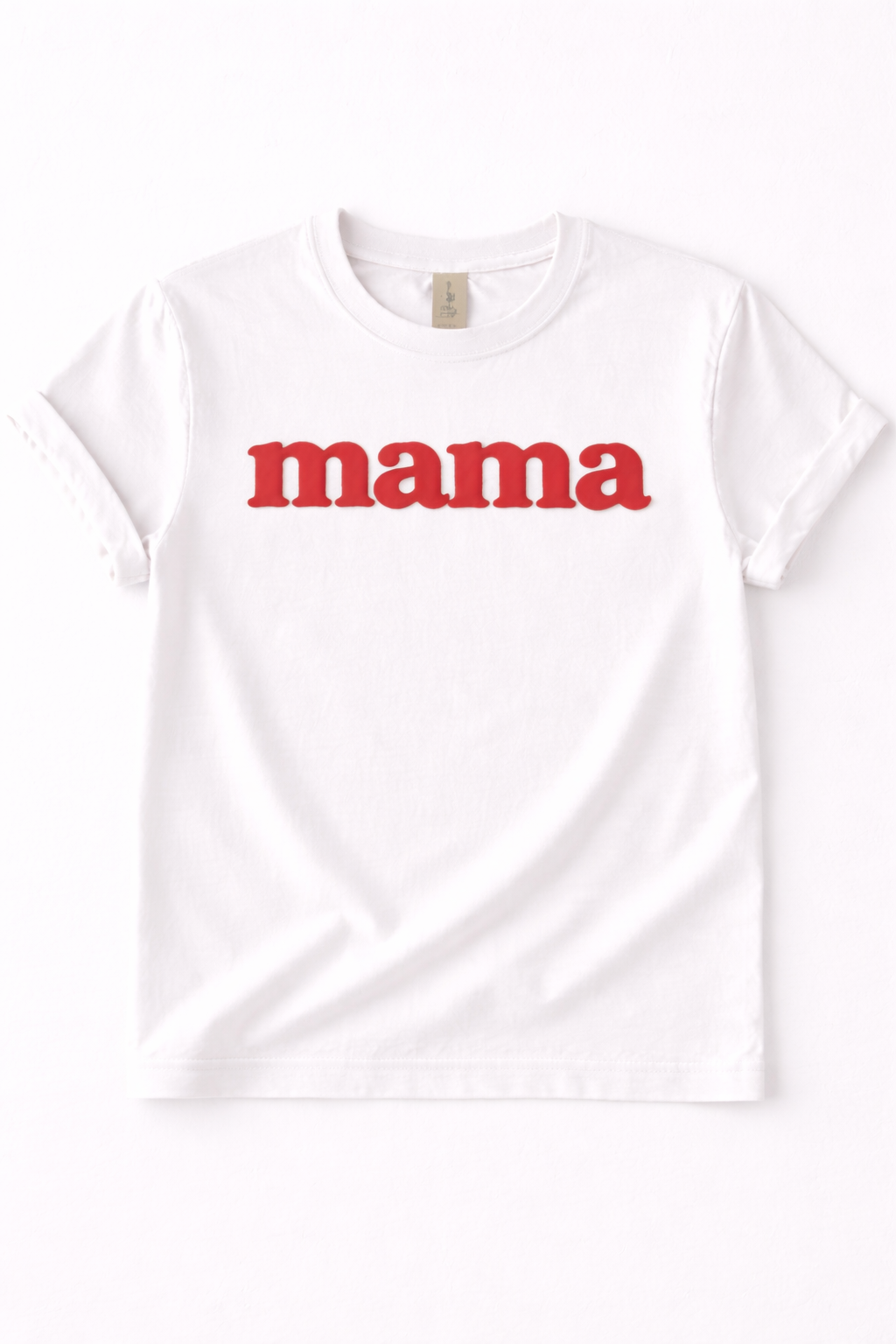 Mama Puff Vinyl Shirt – Comfort Colors T-Shirt for Moms, 3D Raised Graphic Tee, Trendy Mom Shirt, Gift for Mom S–4XL
