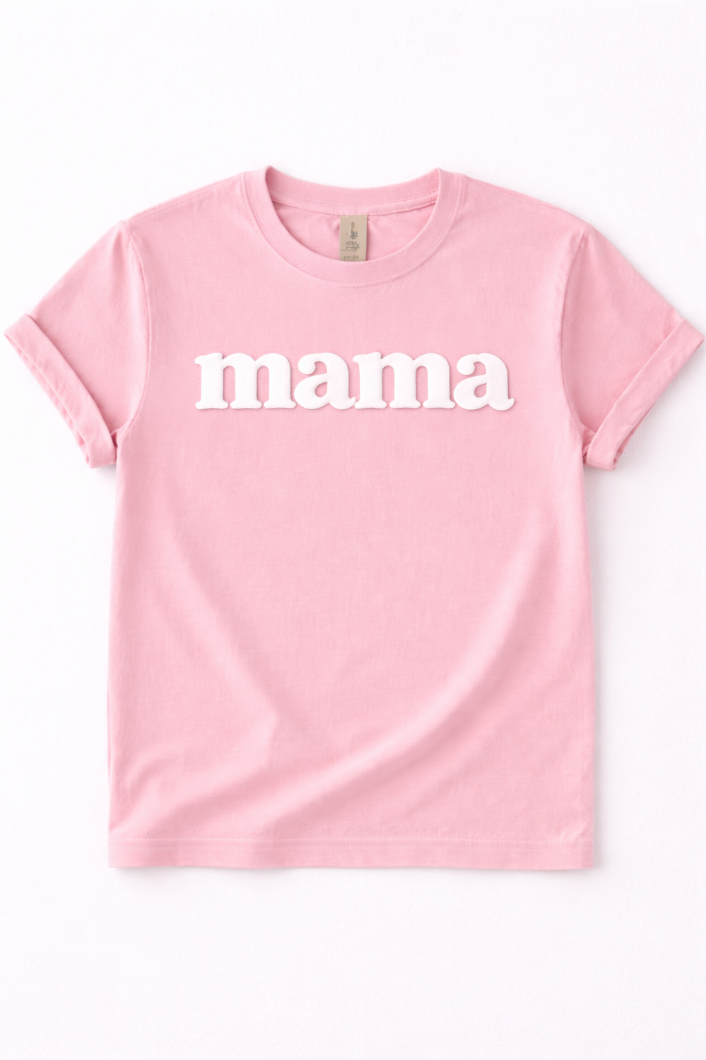 Mama Puff Vinyl Shirt – Comfort Colors T-Shirt for Moms, 3D Raised Graphic Tee, Trendy Mom Shirt, Gift for Mom S–4XL