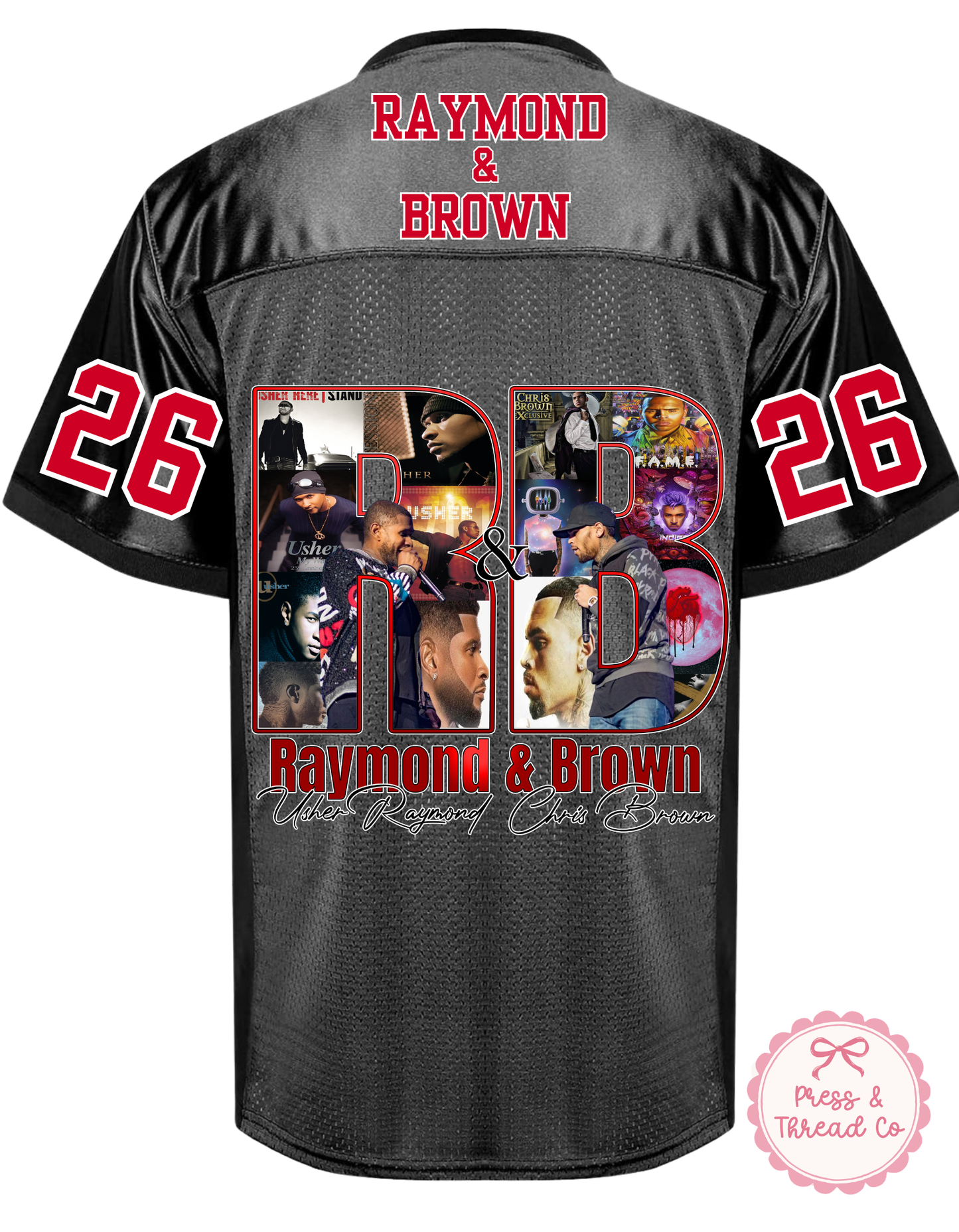 R&B Tour Inspired Jersey Tee, Hip Hop Concert Shirt, Urban Streetwear Graphic Tee, Custom Photo Jersey Shirt Unisex